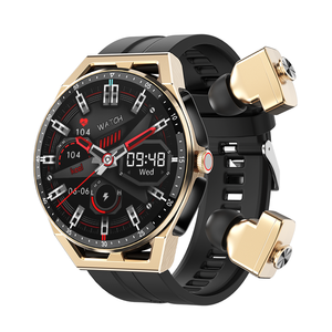 Montre connectée sportive T20 avec écouteurs, suivi de la santé, podomètre et moniteur de fréquence cardiaque - Product Image 1