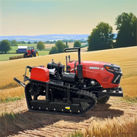 Tracteur à chenilles en caoutchouc Donol véhicules à chenilles tout terrain tracteur à chenilles amphibie