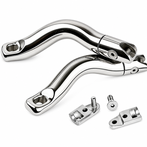 Connecteur pivotant d'ancre en acier inoxydable 316, poli miroir, pour chaîne de rouleau de proépaulement de bateau, quincaillerie marine - Product Image 4