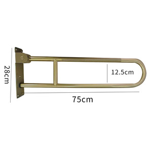 Bathroom Stainless Steel Wall Mounted Showers Handicap Rails Safety Grab Bar Toilet Convenient Non-slip Handrail Toilet Grab Bar - Product Image 1