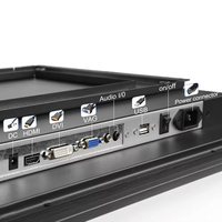 32 pouces IP65 Explosion étanche cadre ouvert 1080P panneau PC écran de qualité marine moniteur LCD de bureau avec écran tactile intégré