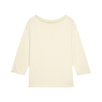 Pull en maille côtelé pour femme, col bateau, mélange de laine, couleur unie, style décontracté et preppy, haute qualité, élégant, collection printemps, vente en gros