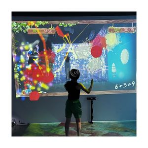 Interior Activar Realidad Aumentada <span class=keywords><strong>Escape</strong></span> Sala de juegos interactiva Metaverse Detección de movimiento Pared Piso Proyección AR Juegos de ritmo - Product Image 3