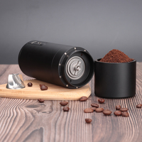 Moulin à café Kingze personnalisé USB rechargeable Moulin à café expresso automatique électrique portable pour la randonnée et le camping