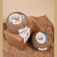 Bougie parfumée artisanale en cire de soja, en coquille de noix de coco naturelle, aromathérapie, niche premium, écologique, décoration de chambre, cadeau de fête