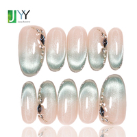 Faux Ongles 3D Faits Main Haut de Gamme à Presser – Vente en Gros de Fournitures d'Ongles Artificiels Rigides – Lot de 10 Ongles en Gel Acrylique Épais de Haute Qualité – Fournisseur