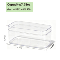 Boîte Cadeau Ovale Transparente en PS Écologique pour Bonbons et Chocolats, Présentoir, Emballage Artisanat, Impression Numérique 1mm
