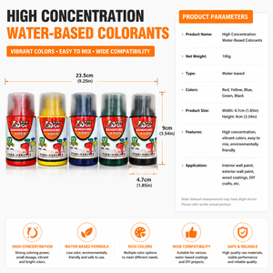 BKW High Concentration Water Based Color Paste 100g/2KG/100g Vibrant Colors for <b>Paints</b> DIY and <b>Coatings</b> - Product Image 1