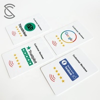 Biglietto da Visita NFC in PVC Personalizzato Stampato, Carta RFID Contactless Intelligente NTAG215 NTAG213 per Social Media, Chiave Hotel, Controllo Accessi