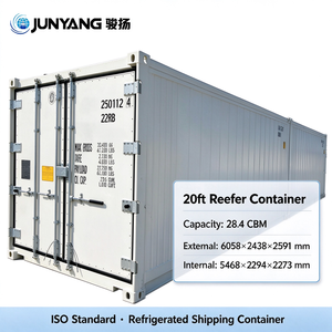   Contenedor Refrigerado de 20 pies, Acero Corten, Certificado ISO, Disponible Nuevo y Usado, Personalizable, Precio Accesible - Product Image 1