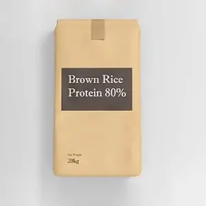 Rice Bran Protein Powder Bulk Sale Feed Grade Textured Natural Isolation 20kg Food Additives Brown Rice Protein