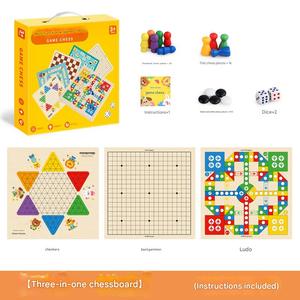 Đa chức năng trong Nhà trò chơi cờ vua bay cờ vua người lớn xuyên biên giới Bảng Gỗ Câu Đố trẻ em tương tác đồ chơi nhựa - Product Image 5