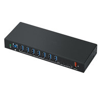 Hub USB 3.0 Industri 10-Port dengan Port USB-A/USB-C, Transfer Data Kecepatan Tinggi 5GBPS, Pengisi Daya Multi-Plug dari Aluminium Alloy untuk PC/Laptop