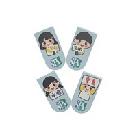 Clips de marque-page magnétiques pliables résistants à l'eau avec motif d'anime en papier personnalisé pour les enfants d'âge scolaire/femmes/hommes