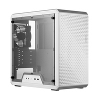 Refroidisseur maître box Q300L, tour micro-atx avec panneau latéral Transparent en acrylique, boîtier pour ordinateur RGB blanc