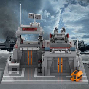 MOC2361 Sci-Fi <span class=keywords><strong>Interstellar</strong></span> War Movie Frontline Command Center 1381 Uds ladrillos ensamblar DIY recoger bloques de construcción para niños Juguetes - Product Image 3