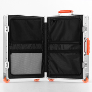 Valigia da <span class=keywords><strong>Viaggio</strong></span> in Lega di Alluminio e Magnesio, Robusta e in Metallo, con Grande Capacità, Separazione Asciutto/Bagnato, Portatile ed Elegante - Product Image 6