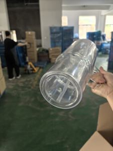 Tasses de voyage réutilisables en acrylique à double paroi de 40 oz, sans BPA, avec couvercles et pailles pour jus, lait, smoothies et sodas - Product Image 3