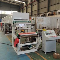 Machine à coller du ruban adhésif transparent, machine à fabriquer du ruban d'emballage, machine à enduire du ruban BOPP