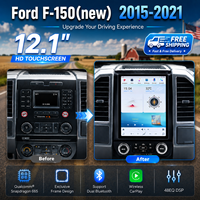 Pour Ford F150 2015-2021, autoradio Android 12,1 pouces, navigation GPS, CarPlay sans fil, Android Auto, DSP, unité principale 4G 64G WiFi USB