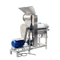 Commerciële roestvrijstalen automatische sapcentrifuge voor appel, wortel, gember, fruit en groenten, industriële spiraalvormige schroef, koude pers