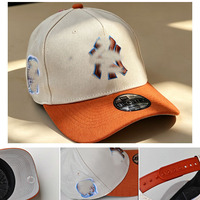 Casquette de baseball ajustable, unisexe, à calotte rigide, brodée, protection solaire, pour sports de plein air, nouveau design à fermeture à pression