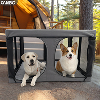 Parc de jeu pliable pour chiens CanboPet Extra Large, en maille, pour plusieurs chiens, chats et chiots