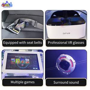 Multi-Spiel-Thema Immersiver Interaktiver 2-Sitzer VR-Ausrüstung Simulator Bewegung 9D VR 360 Ei-Stuhl für Indoor-Spielplatz Unterhaltung - Product Image 6