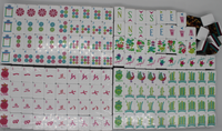 Jeu de tuiles de Mahjong américain personnalisable couleur écaille de tortue – Tuiles de Mahjong de Malaisie