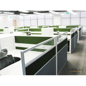 Bureau d'ordinateur moderne durable et au design abordable, poste <span class=keywords><strong>de</strong></span> travail modulaire commercial, cloisons <span class=keywords><strong>de</strong></span> bureau certifiées pour l'école - Product Image 3