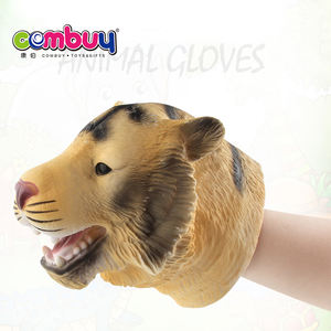 Modello realistico animali giocattoli per bambini giocare a mano leone burattino - Product Image 2