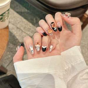 डिजाइन #2349 थोक ऐक्रेलिक नाखून प्यारे कैप्ybar नई शैली सजावट प्रेस - Product Image 2