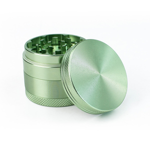 Molino de Hierbas de Aleación de Aluminio Verde de 4 Piezas, Estilo Simple y Redondo, Molinillo de Especias Metálico de 63 mm, Portátil, para Hierbas Secas - Product Image 2