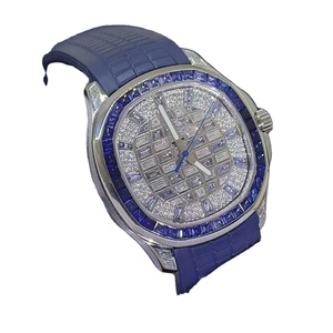 Reloj Moissanite personalizado, reloj mecánico con diamantes en forma de T y zafiro, reloj de alta calidad para hombre, reloj de diseño de lujo - Product Image 3