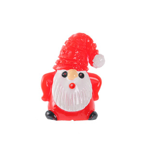 Gnomos Navideños de Resina, Figuras en Miniatura de Santa Claus, Adornos para Interiores, Acabado Brillante, Estilos A, B, C, D - Product Image 5