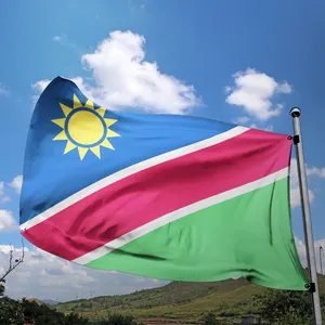 Promotional Product Banderas De Paises Wholesale Heat Resistant 3x5 Ft 100%Polyester Custom Namibian Flag