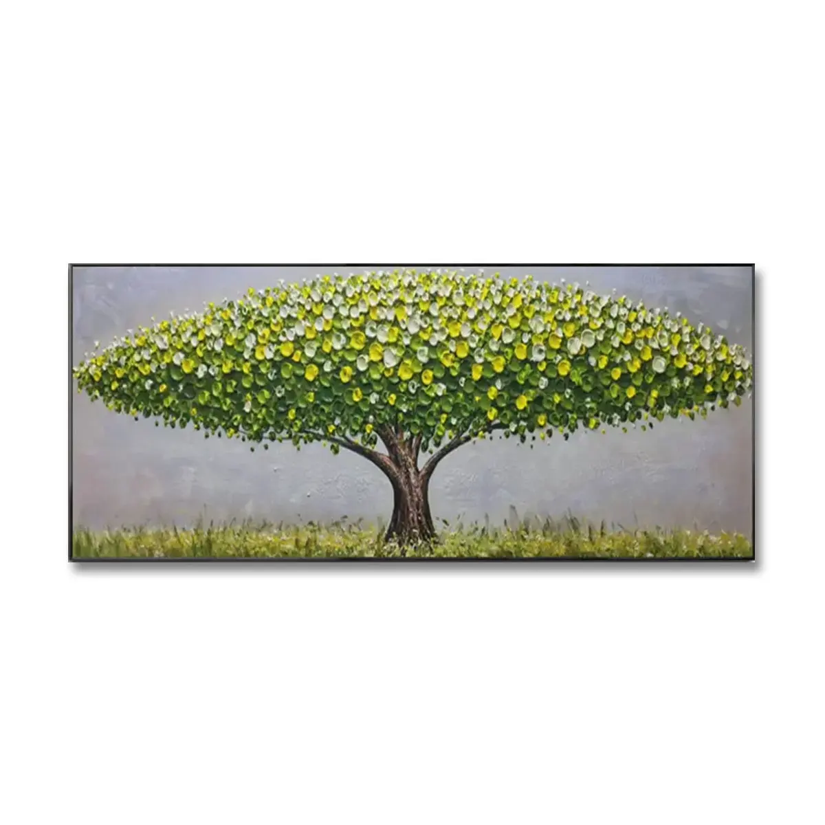 Custom Home Decor Abstract Knife Oil Painting tree of life wall decor gift living room wall art decor painting