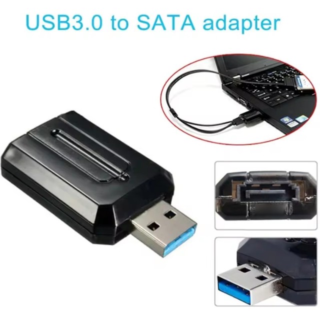 ABS Material USB 3.0 to SATA Adapter/USB 3.0 to eSATA Converter Connectors with JM539 Chipset Hot Swappable