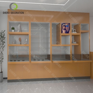 Mueble de exhibición de tienda óptica minimalista estantes acrílicos diseño gabinete de gafas - Product Image 1