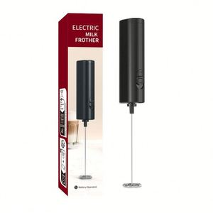 เครื่องตีฟองนมไฟฟ้าแบบมือถือขนาดเล็กพกพาสะดวก สีดำ สำหรับกาแฟ - Product Image 1