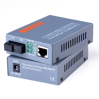 Convertisseur de média fibre optique Simplex monomode WDM Fast Ethernet 10/100/1000 Base-Tx vers 1000Base-RX HTB-GS-03 A/B 20 km 1 paire