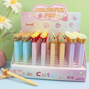 Bolígrafo <span class=keywords><strong>de</strong></span> <span class=keywords><strong>Gel</strong></span> Borrable <span class=keywords><strong>de</strong></span> Plástico Kawaii, Diseño <span class=keywords><strong>de</strong></span> Dibujos Animados para Niños, Hamburguesa, Dinosaurio, Degradado, Cabezal <span class=keywords><strong>de</strong></span> Modelado <span class=keywords><strong>de</strong></span> Software, Creativo, Bronceado, Cristal - Product Image 4