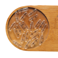 Capsules végétales transparentes en HPMC certifiées NSF, tailles 0, 00, 1, coques de capsules vides rigides, logo personnalisé