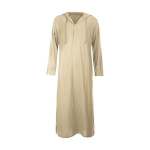 Vêtements islamiques Nouveau design Jubba Thobe / Thawb Hommes Kurta musulman pour hommes Jalabiya Djellaba marocaine |   Jubba Thawb saoudien - Product Image 2