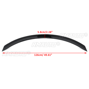 สปอยเลอร์หลังสีดำเงา ABS สำหรับ Mercedes-Benz W205 C63 รุ่น Coupe 2 ประตู ปี 2017-2018 - Product Image 6