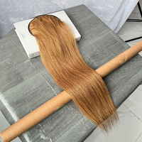 Vente en gros de queue de cheval de cheveux humains vierges 100% Remy extensions de queue de cheval avec cordon de serrage naturel européen perruque de queue de cheval complète