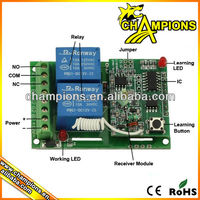 Interrupteur à distance sans fil RF à relais 2 canaux AC 220V avec émetteur et récepteur AG-C200