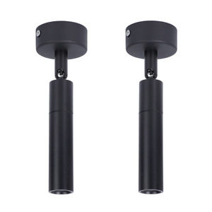 Plafonnier encastré commercial LED en aluminium noir, lumière blanche neutre 4100K, alimentation CA, IP20, IRC 90, durée de vie 36000 heures - Product Image 1