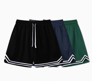 Short de <span class=keywords><strong>basket</strong></span>-ball à séchage rapide en gros d'usine pour hommes femmes pantalon de sport au genou décontracté ample sans chevauchement imprimé - Product Image 1