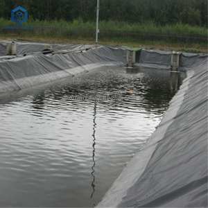 Geomembrane HDPE 1มม. <span class=keywords><strong>บ่อ</strong></span>เลี้ยง<span class=keywords><strong>ปลา</strong></span>ผ้าใบกันน้ำเป็นวงกลมสำหรับโรงงานเกษตร - Product Image 3